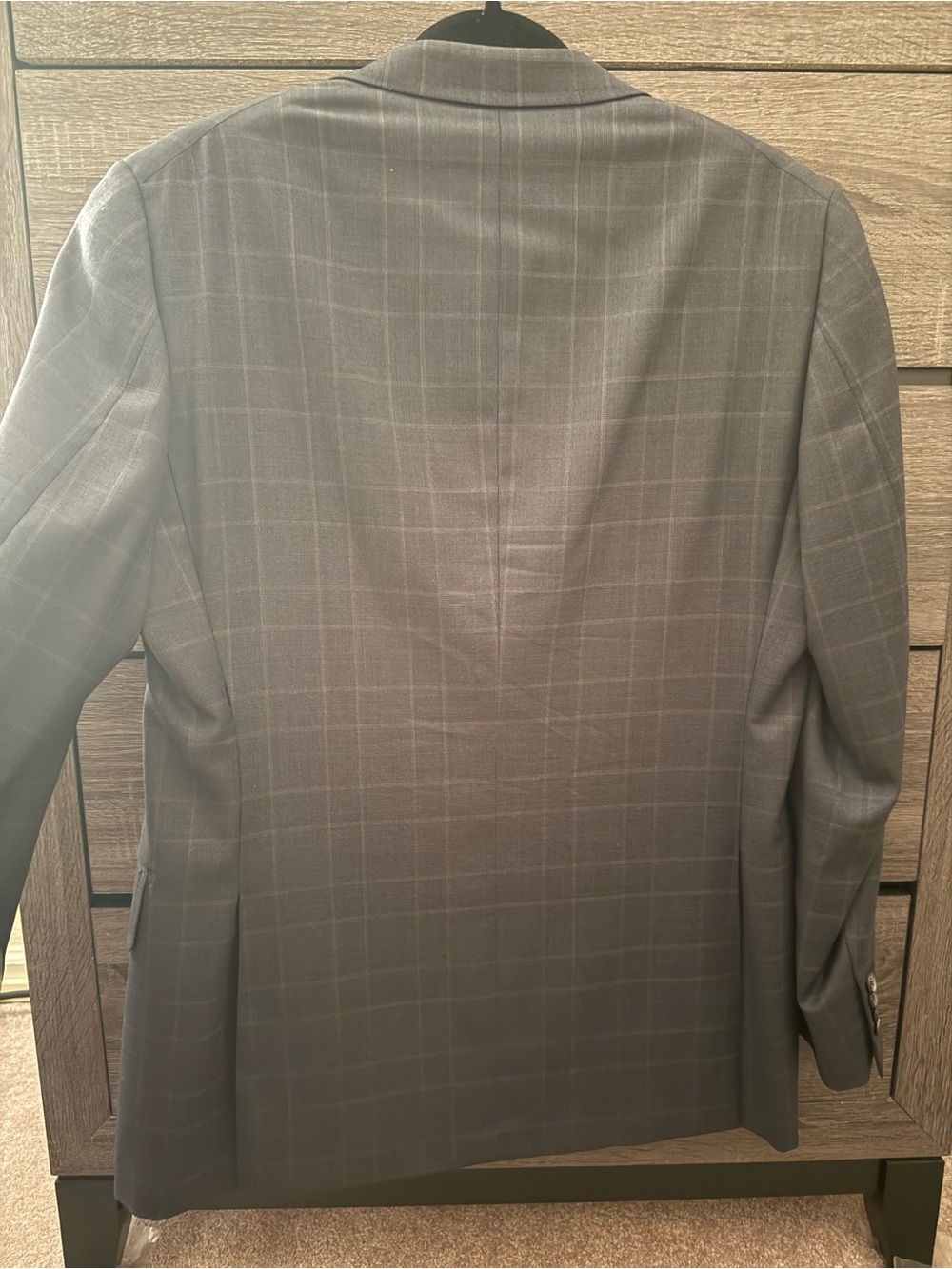 Isaia Black Blazer with Red Interior Trim - Picture 6 of 9